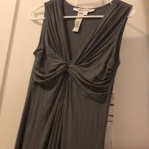 Max Studio Maxi Dress Medium Grey